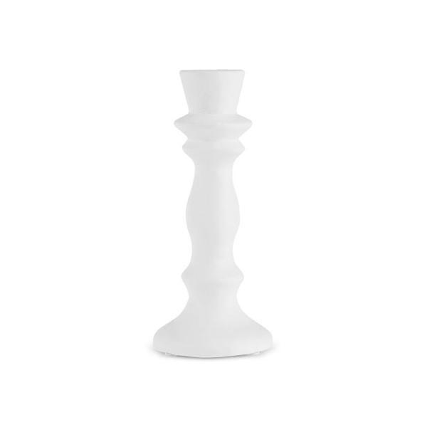 Karaca Stone Şamdan Beyaz 9,4x9,4x21,2 cm - Image 1