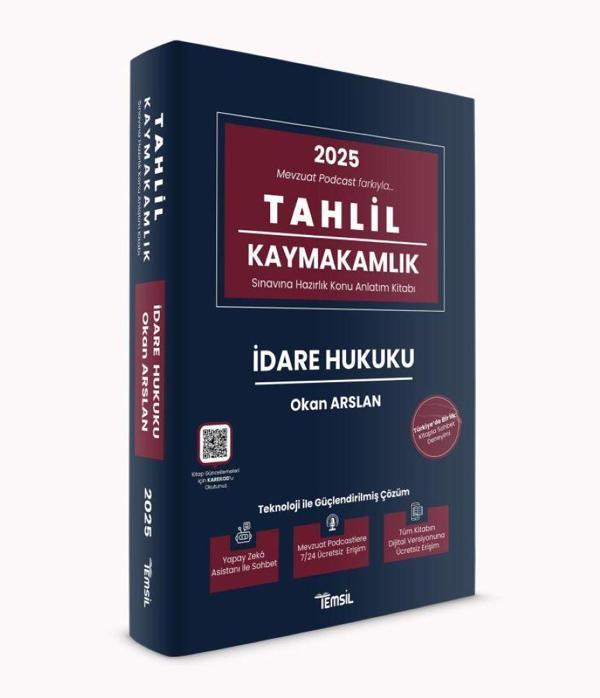  TAHLİL İdare Hukuku Konu Anlatım Kitabı - Temsil Yayınları - Image 1
