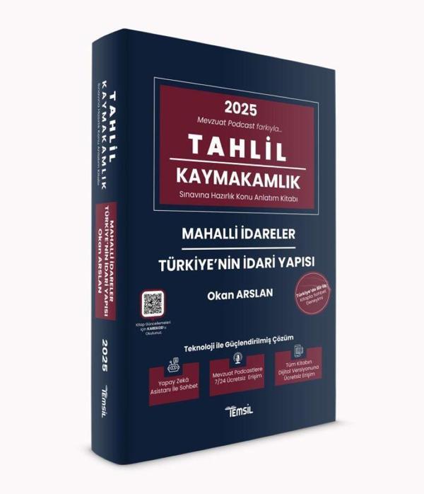  TAHLİL Mahalli İdareler ve Türkiye'nin İdari Yapısı Konu Anlatım Kitabı - Temsil Yayınları - Image 1