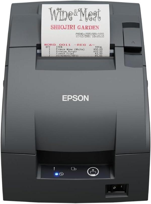Epson TM-U220 İğne Vuruşlu Fiş Yazıcı, USB, Otomatik Kesici, Siyah, W128902351 - Image 1