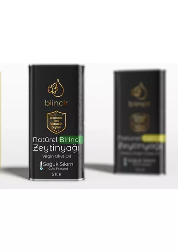 Natürel Birinci Erken Hasat Soğuk Sıkım Zeytinyağı 5 Lt - Image 1