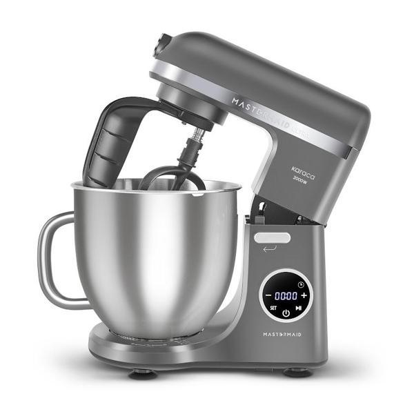 Karaca Mastermaid Chef Ultra D2000W Dijital Ekranlı Hamur Yoğurma Makinesi Galaxy Grey 7L  - Image 1