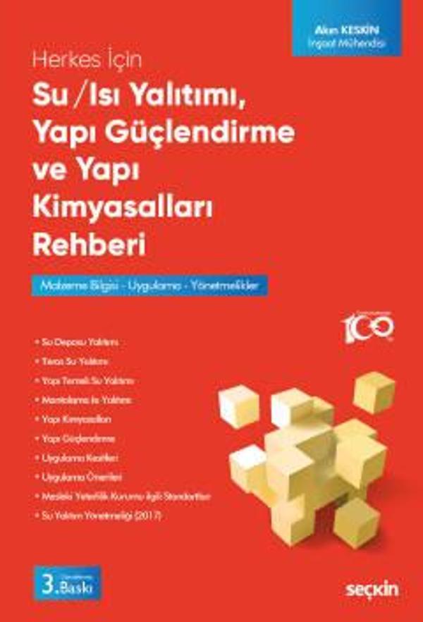 Herkes İçin Su / Isı Yalıtımı - Yapı Güçlendirme ve Yapı Kimyasalları Rehberi Malzeme Bilgisi - Uygulama - Yönetmelikler - Seçkin Yayıncılık - Image 1