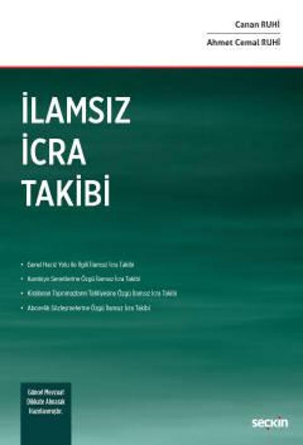 İlamsız İcra Takibi Ahmet Cemal Ruhi, Canan Ruhi Haziran 2022 - Seçkin Yayıncılık - Image 1