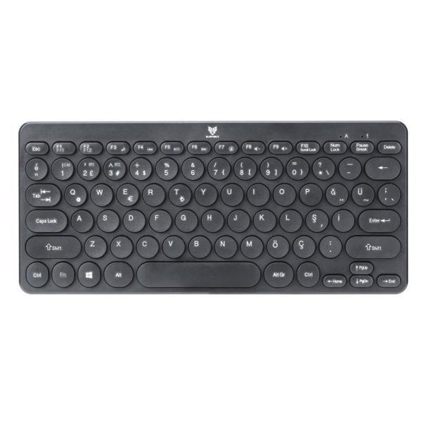 Blueforce Bt-k95 Bluetooth v5.0 ios Android Uyumlu Kablosuz Klavye Siy - Image 1