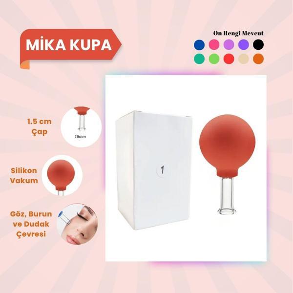 Silikon Vakumlu Mika Yüz Masaj Kupası No:1 Turuncu - Image 1
