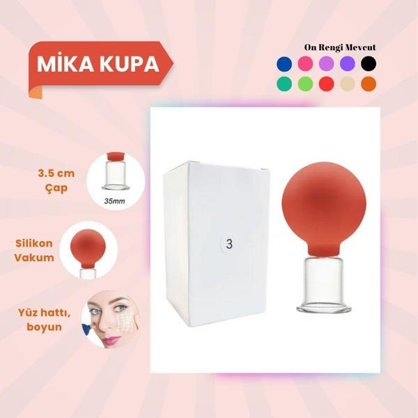 Silikon Vakumlu Mika Yüz Masaj Kupası No:3 Turuncu - Image 1