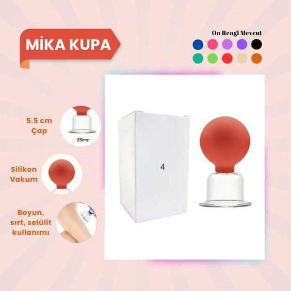 Silikon Vakumlu Mika Yüz Masaj Kupası No:4 Turuncu - Image 1