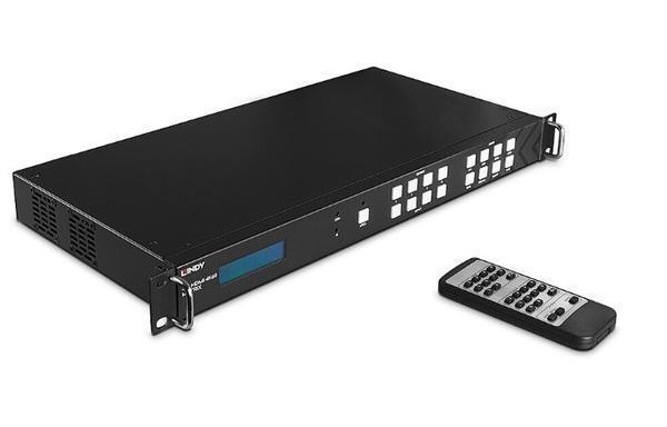 Lindy LIN-38238 4 Giriş 4 Çıkışlı HDMI 4K 60 Ölçekliklendirme Özellikli Matrix HDMI Switch - Image 1