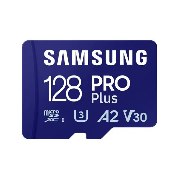 Samsung MB-MD128SA/APC 128 GB PRO PLUS SDXC U3 A2 V30 microSD Hafıza Kartı - Image 1
