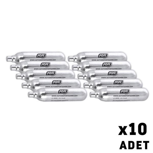 ASG 12 gr CO2  Airsoft Tüpü - 10 Adet - Image 1