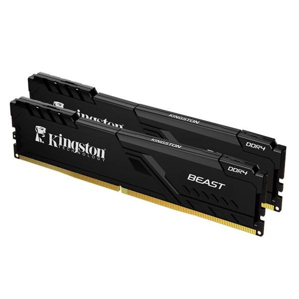 Kingston KF436C17BBK2/16TR 16 GB (2x8) DDR4 3600MHz CL17 Beast Bilgisayar Bellek - Image 1