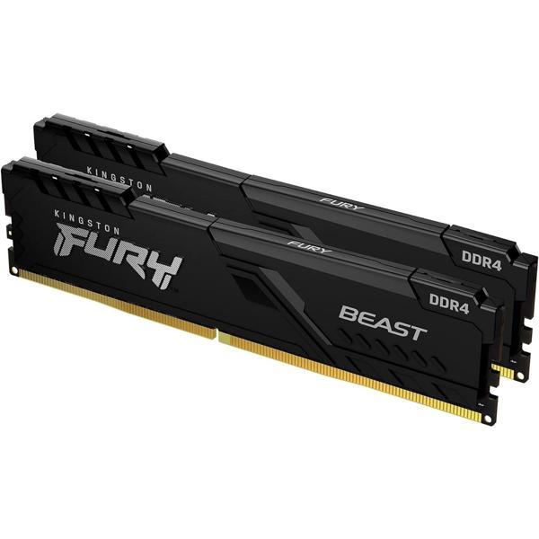 Kingston KF436C18BBK2/32TR 32 GB (2x16) DDR4 3600Mhz CL18 Beast Bilgisayar Bellek - Image 1