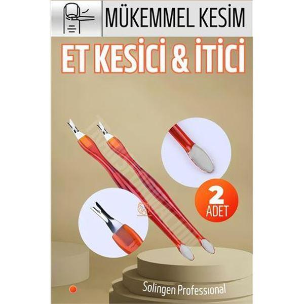 ModaCar Ergonomik Tırnak Et Kesici Et İtici 2 ADET Solingen - Image 1