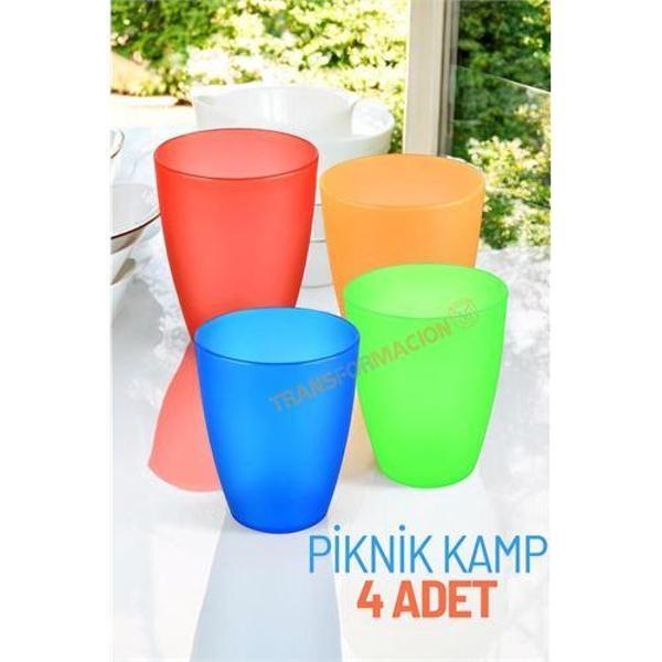 ModaCar Bardak Seti Kamp Piknik Bardağı 4 ADET - Image 1