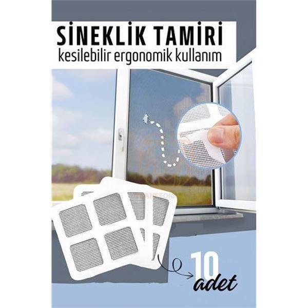 ModaCar Sineklik Tamir Bandı 10 ADET 10 x 10 cm - Image 1