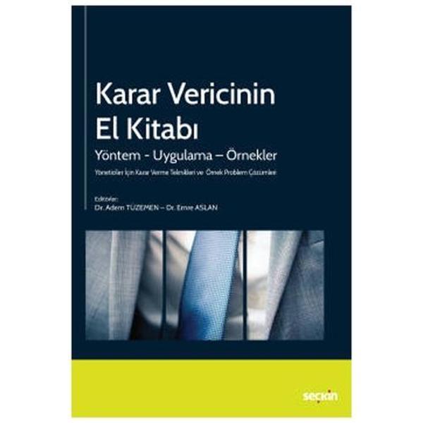 Karar Vericinin El Kitabı Adem Tüzemen 2021/12 - Seçkin Yayıncılık - Image 1