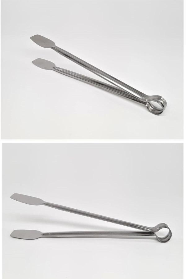 Büro Ev Ofis Piknik Keyfi için 27CM Paslanmaz Mangal Barbekü Maşası - Image 1