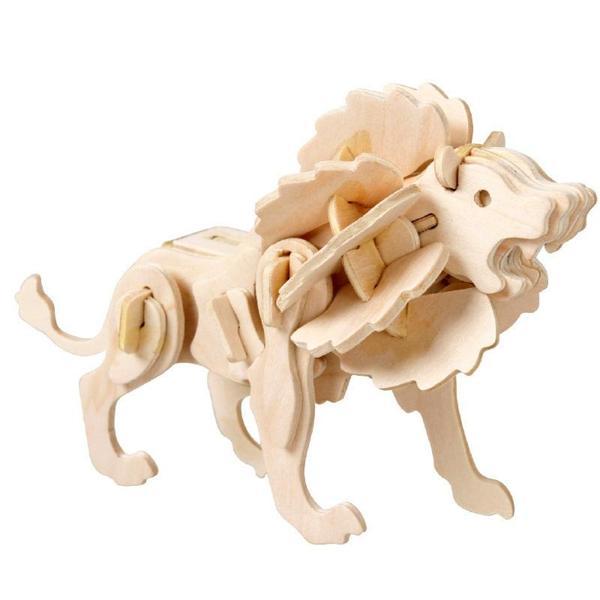 Büro Ev Ofis Çocuk Hediyesi için Zeka Oyunu 3D Ahşap Yapım Motosiklet Model Puzzle - Image 1