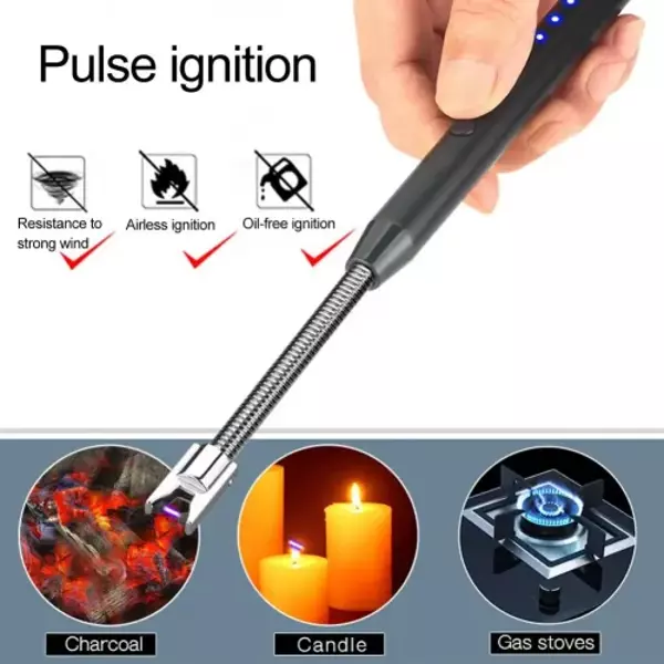 Büro Ev Ofis Hediyesi için Şarjlı Esnek Elektrikli Çakmak - Image 1