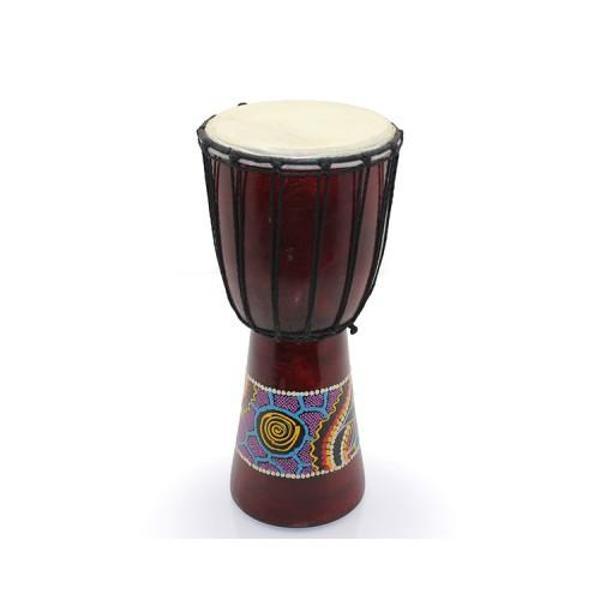 Büro Ev Ofis Hobi Müzik Keyfi için Tekli 30CM Ahşam Müzik Aleti Batikli Darbuka Çalgı - Image 1