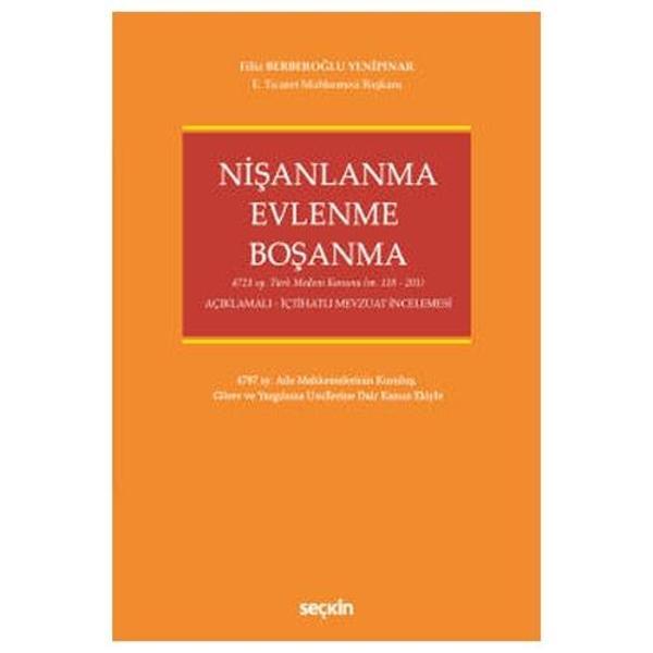 Nişanlanma Evlenme Boşanma Filiz Berberoğlu Yenipınar 2022/01 - Seçkin Yayıncılık - Image 1