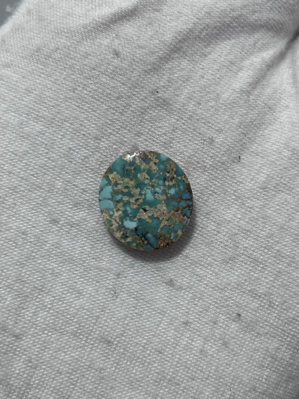 Okyanus Temalı Doğal Kabaşon Firuze Taşı 8,3 Karat - Turkuaz Taşı 1,66 Gram - Image 1