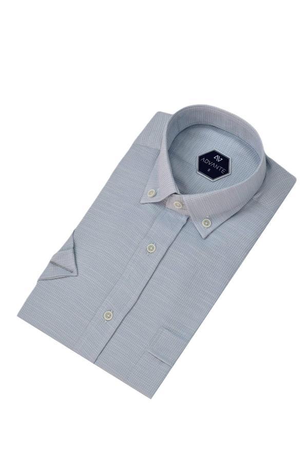 Erkek Klasik Tek Cepli Kısa Kol Gömlek BGL-ST04559 - Image 1