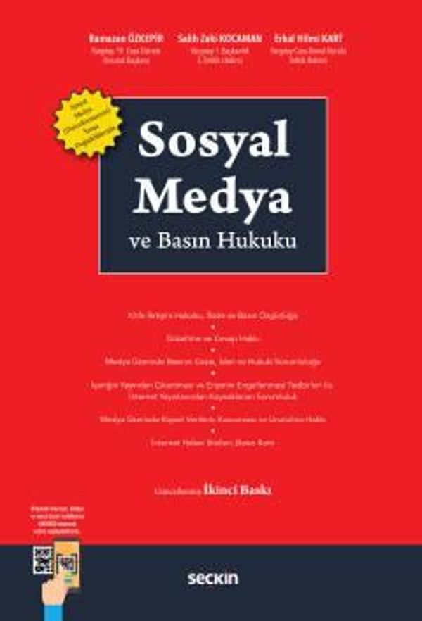 Sosyal Medya ve Basın Hukuku Sosyal Medya (Dezenformasyon) Yasası Değişiklikleriyle Ramazan Özkepir,Salih Zeki Kocaman,E - Seçkin Yayıncılık - Image 1