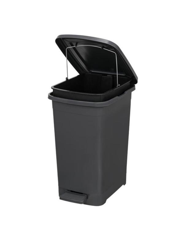 Omnipazar ELF-İ342 Slim Pedallı Plastik Çöp Kovası İç Kovalı 25 lt - Image 1