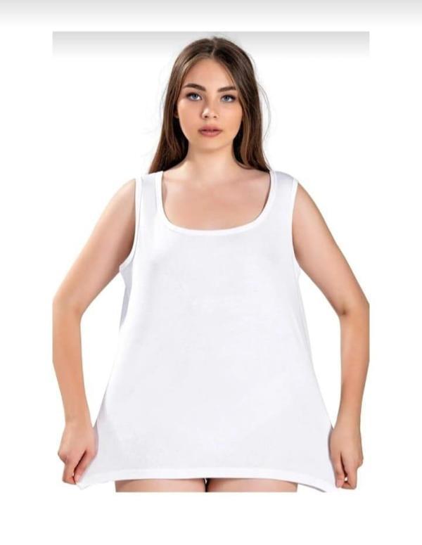 JİBER 640 BAYAN BATTAL GENİŞ ASKILI ATLET 2 ADET - Image 1