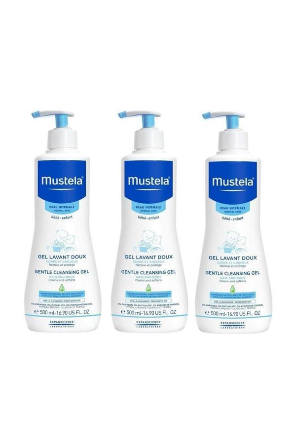 Mustela Yenidoğan Şampuanı 500 ml 3 Adet - Image 1