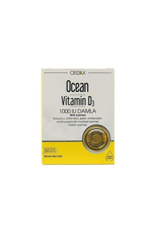 Ocean Vitamin D3 1000 Iu Damla 50 Ml - Image 1