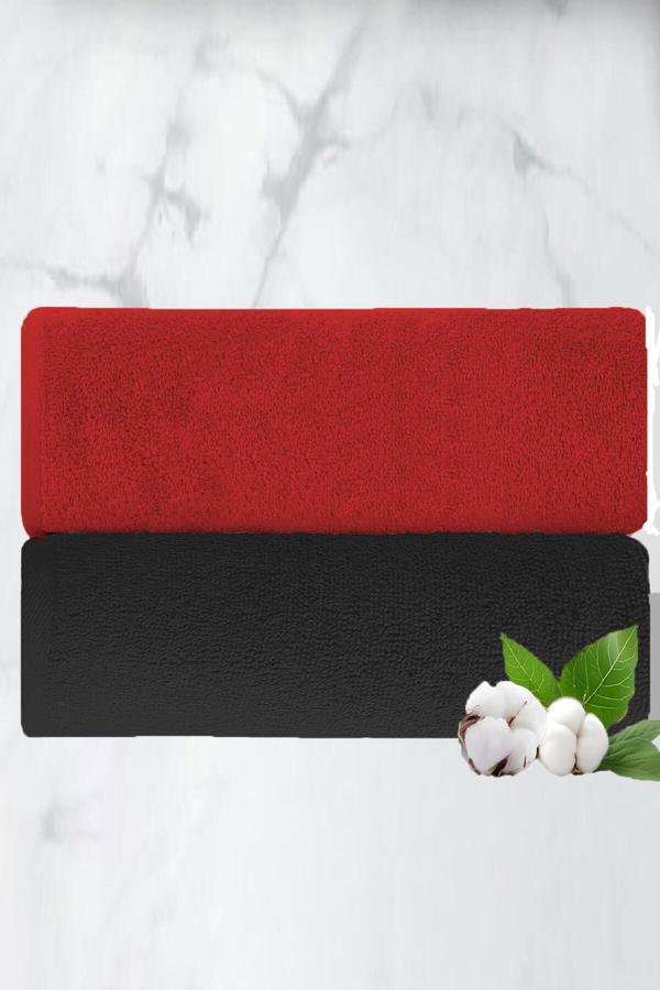 2 li Lüks El Yüz Havlu Seti 50x90 Cm %100 Pamuklu Gramajlı Sija - Image 1