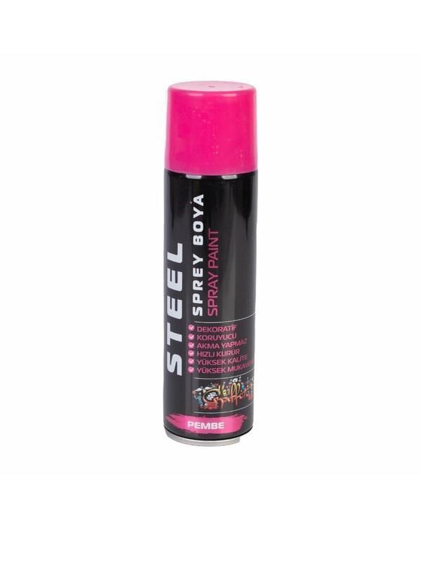 Steel Sprey Boya Pembe 200ml CK-3421 - Image 1