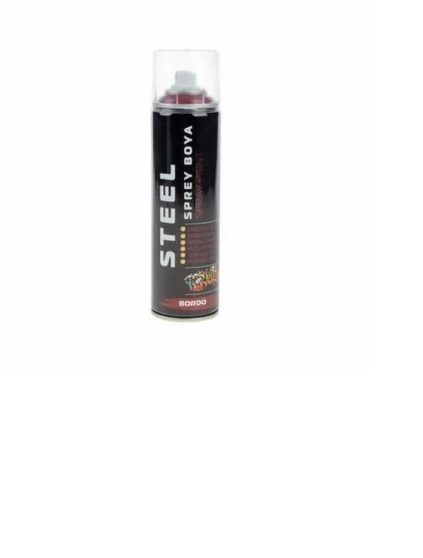 Steel Sprey Boya Bordo 200ml 3421 - Image 1