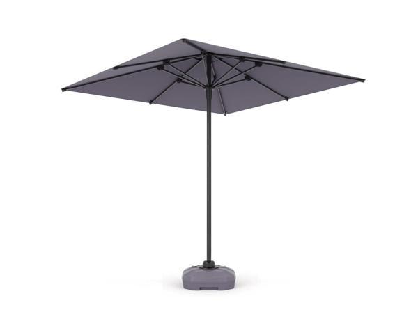 Mini Pro Push-up Sistemli Şemsiye 210x210 Bahçe Balkon Plaj Şemsiyesi Antrasit - Image 1