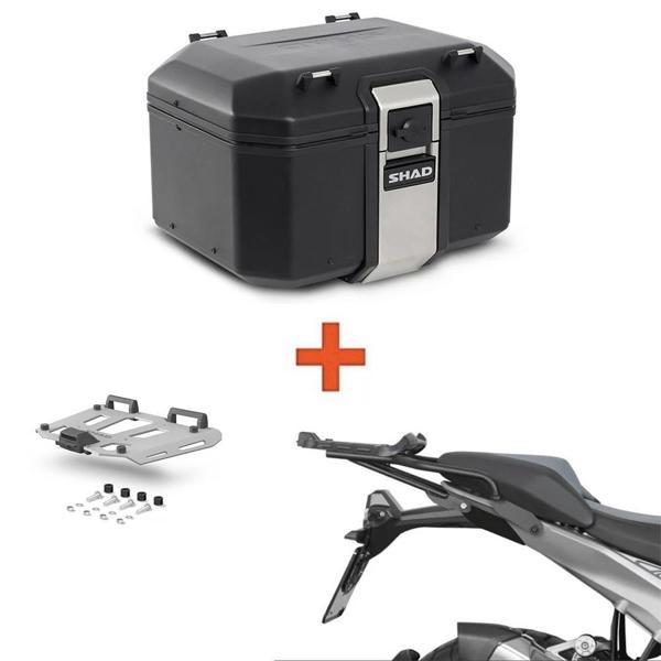 Shad R1300 GS TR48 Siyah Alüminyum Topcase Tabla ve Bağlantı Demiri Seti  - Image 1