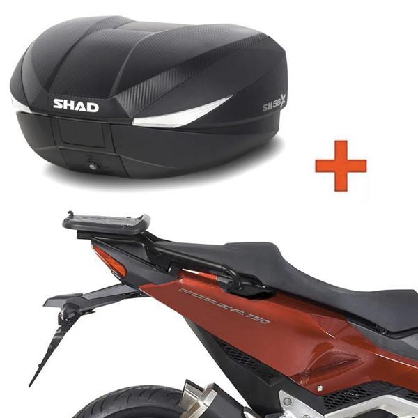 Shad X-ADV / Forza 750 (2021-2025) SH58X Genişleyebilir Topcase ve Bağlantı Demiri Seti - Image 1