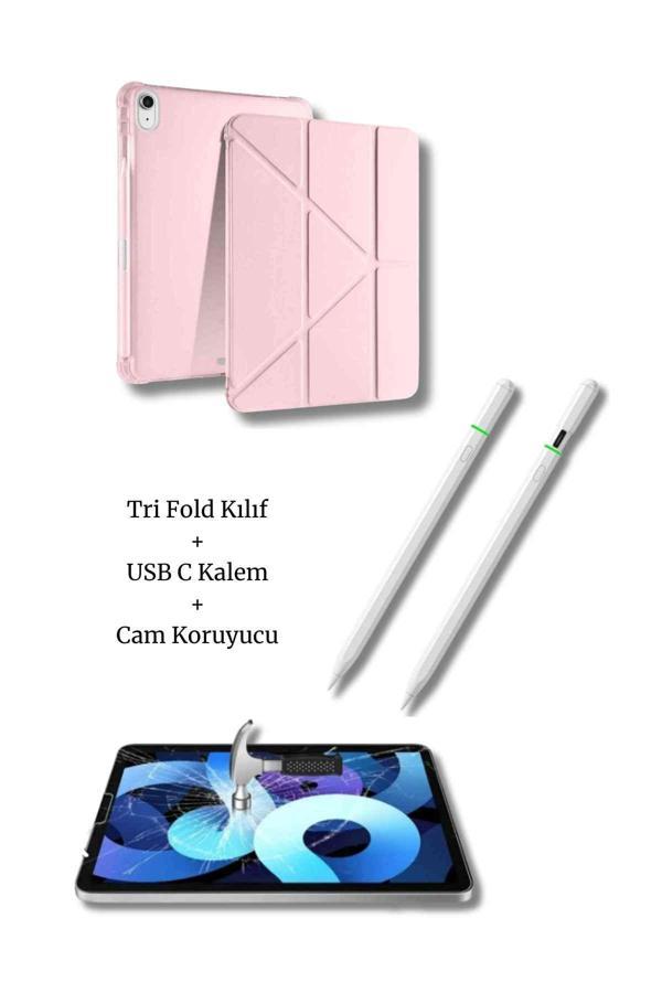 iPad A16 11. ve 10. Nesil ile Uyumlu A3355 A2757 Premium 3’lü Tablet Aksesuar Seti - Image 1