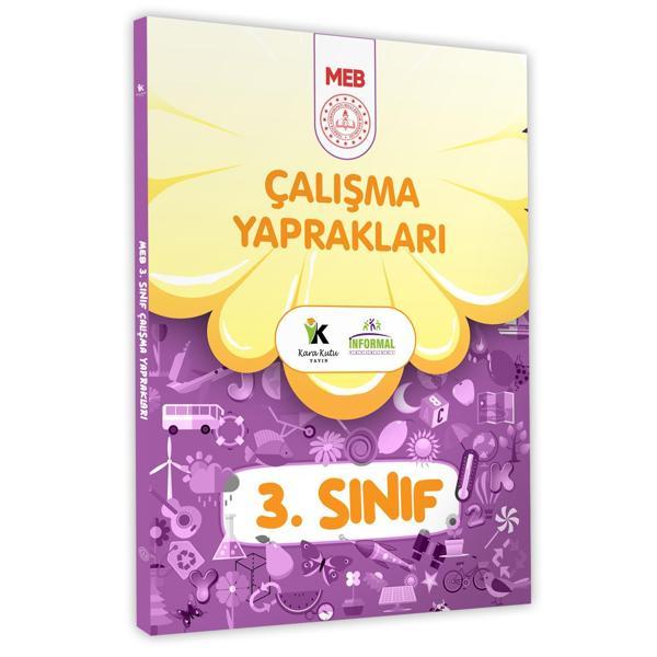 2025 MEB İlkokul 3.Sınıf Çalışma Yaprakları TÜM DERSLER Etkinlikli Eğlenceli Soru Bankası(A4 Renkli) - İnformal Yayınları - Image 1