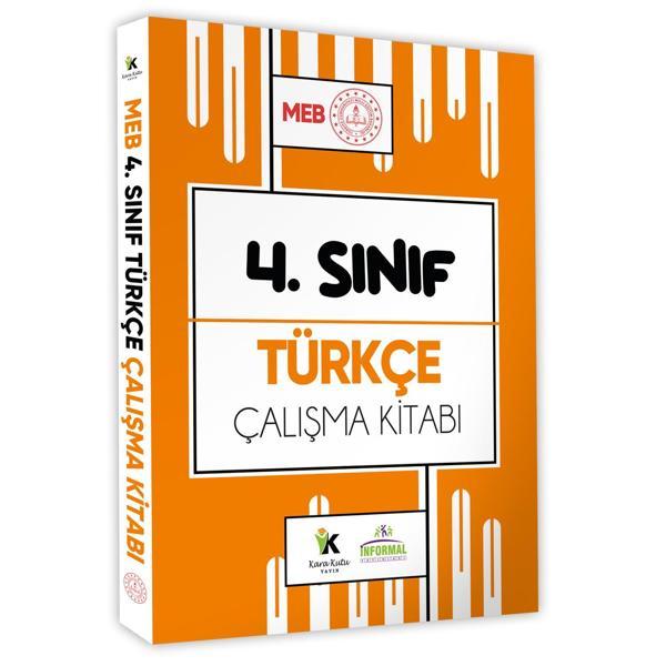 2025 MEB ÖDM İlkokul 4.Sınıf TÜRKÇE Çalışma Kitabı Alıştırmalı/Etkinlikli Soru Bankası (A4 Renkli) - İnformal Yayınları - Image 1