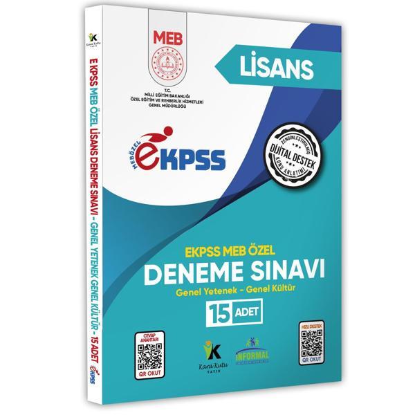 2025 MEB ÖZEL EKPSS Lisans 15li Deneme Fasikül Paketi (A4 Büyük Boyutlu Renkli Baskı) - İnformal Yayınları - Image 1