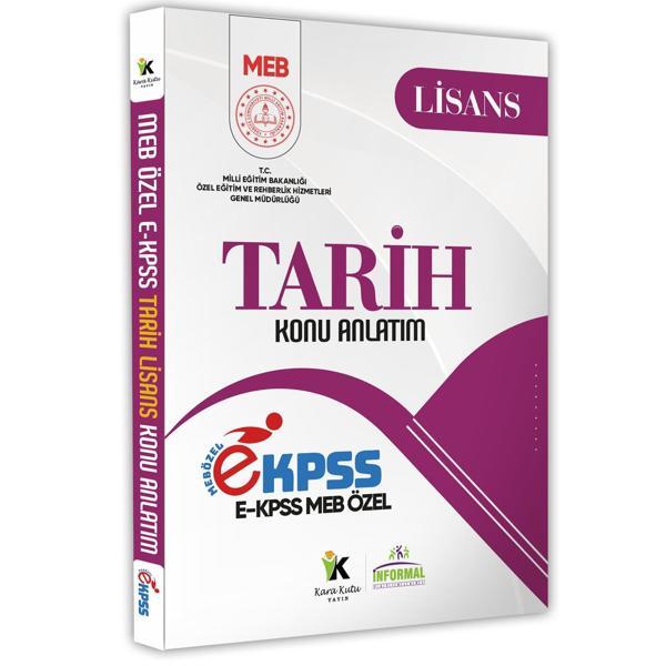 2025 MEB Özel EKPSS Lisans TARİH Konu Anlatımı Kitabı (A4 Büyük Boyutlu Renkli Baskı) - İnformal Yayınları - Image 1