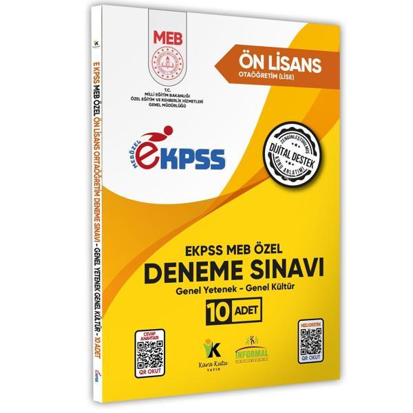 2026 MEB ÖZEL EKPSS Ön Lisans-Ortaöğretim 10lu Deneme Fasikül Paketi(A4 Büyük Boyutlu Renkli Baskı) - İnformal Yayınları - Image 1