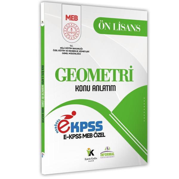 2026 MEB Özel EKPSS Ön Lisans-Ortaöğretim GEOMETRİ Konu Anlatımı Kitabı(A4 Büyük Boyut Renkli Baskı) - İnformal Yayınları - Image 1