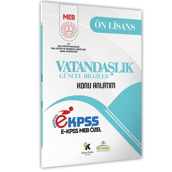 2026 MEB Özel EKPSS Ön Lisans-Ortaöğretim VATANDAŞLIK-Güncel Bilgiler Kitabı(A4 Boyut Renkli Baskı) - İnformal Yayınları - Image 1