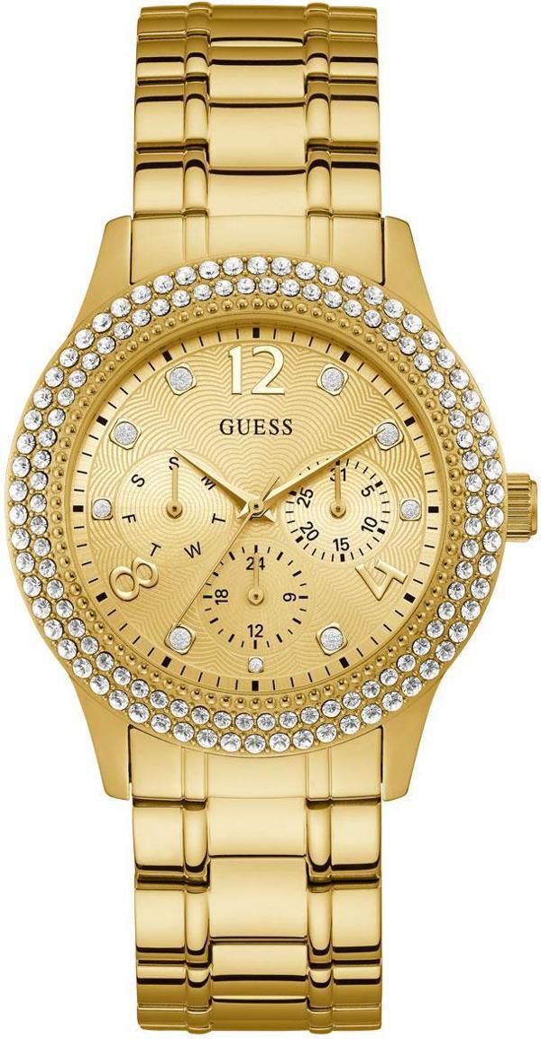 Guess GUW1097L2 Sarı Renk Taşlı Çelik Kadın Kol Saati - Image 1