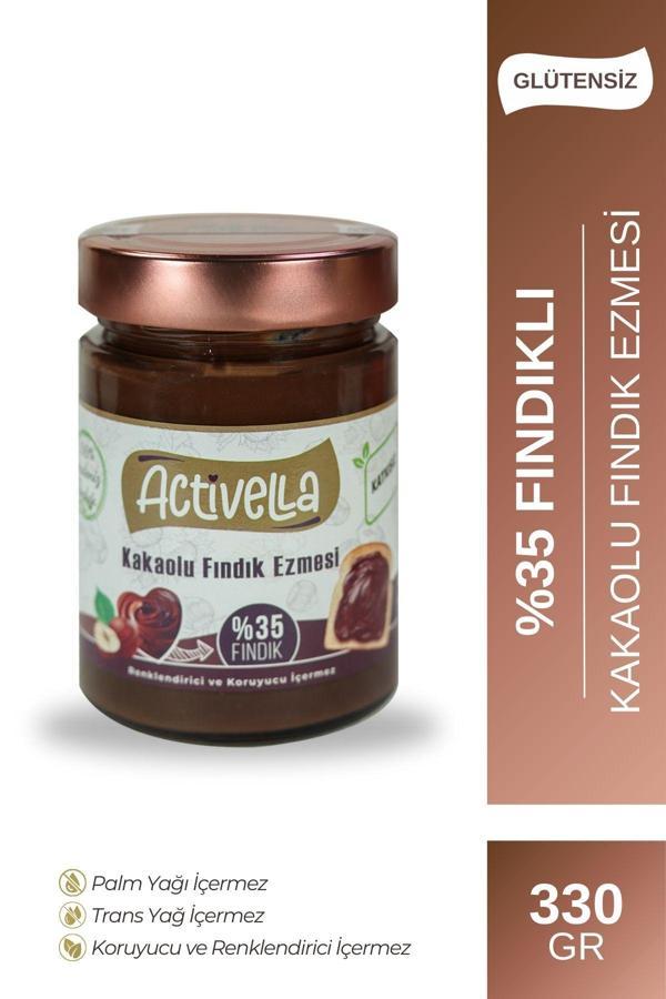 Activella Kakaolu Fındık Ezmesi 330gr %35 Fındıklı - Image 1