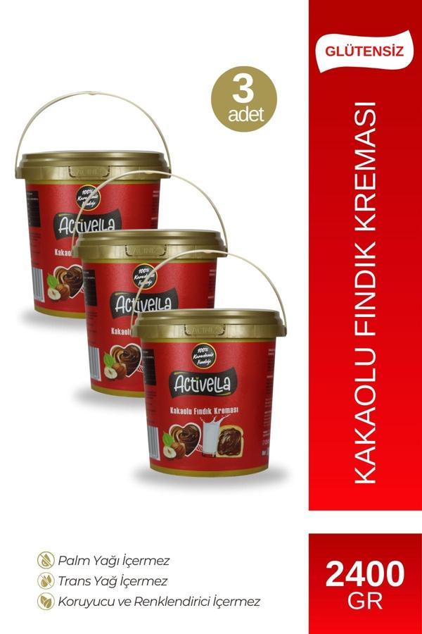 Activella Kakaolu Fındık Kreması 800gr X3 - Image 1